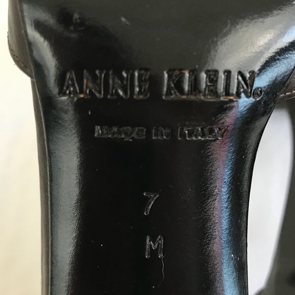 Women’s New Anne Klein Classic Brown Heels Size 7 - Picture 6 of 8